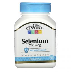 Селен. Selenium, 200 мкг, 60 капс