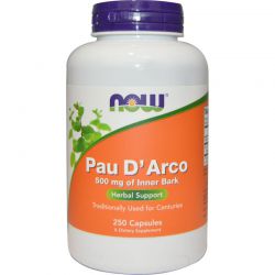Кора Муравьиного Дерева. Pau D'Arco, 500 мг, 250 капсул