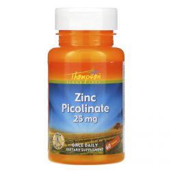 Цинк Пиколинат. Zinc Picolinate, 25 мг, 60 таблеток
