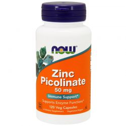 Цинк Пиколинат. Zinc Picolinate, 50 мг, 120 капсул