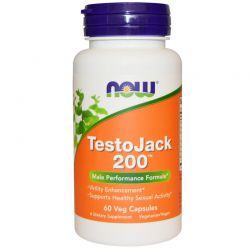 Тесто Джек 200. TestoJack 200, 60 капсул