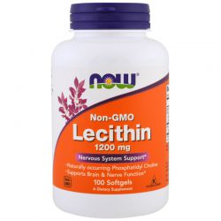 Лецитин. Lecithin, 1200 мг, 100 капсул