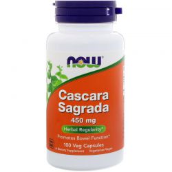 Каскара Саграда. Cascara Sagrada, 450 мг, 100 капсул