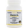 Витамин D-3, 5000 IU, 90 капсул